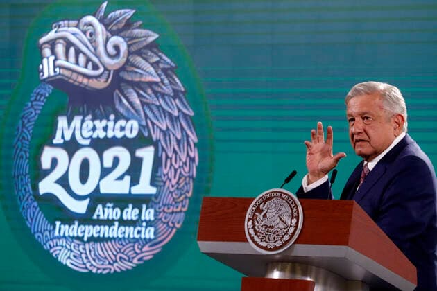 News Themen der Woche KW22 News Bilder des Tages Mexico s President Lopez Obrador Daily Briefing Mexico s President Lopez Obrador gesticulating during his speech in Daily briefing conference at National Palace on May 31, 2021 in Mexico City, Mexico. Mexico City Mexico group-mexicosp210531_npbRm  Copyright: xEyepixx