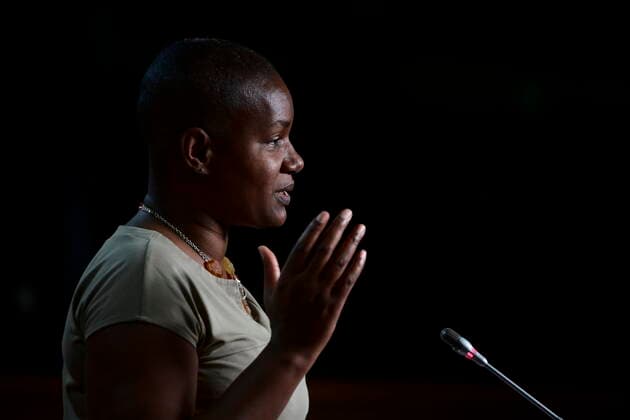 June 1, 2021, Ottawa, on, Canada: Green Party Leader Annamie Paul speaks during a press conference on Parliament Hill in Ottawa on Tuesday, June 1, 2021. Ottawa Canada  - ZUMAc35_ 20210601_zaf_c35_029 Copyright: xSeanxKilpatrickx