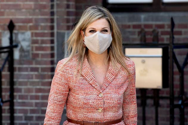 02-06-2021 Amsterdam Queen Maxima visited the Royal Concertgebouw Orchestra in Amsterdam. Â  Copyright: xPPEx