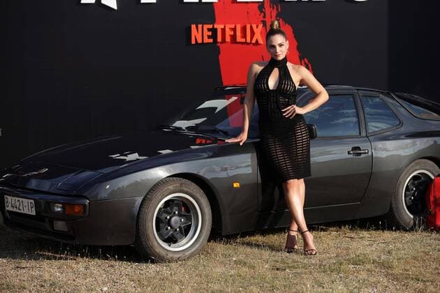 Bilder des Jahres 2021, Entertainment 06 Juni Entertainment Themen der Woche KW22 Entertainment Bilder des Tages Spanish actress Andrea Duro poses for the photographers during the presentation of the film Xtremo at Autocine Madrid Race in Madrid, Spain, 02 June 2021. Presentation of the film Xtremo by Daniel Benmayor !ACHTUNG: NUR REDAKTIONELLE NUTZUNG!  Copyright: xJuanJoxMartínx GRAF1985 20210602-637582614402302724