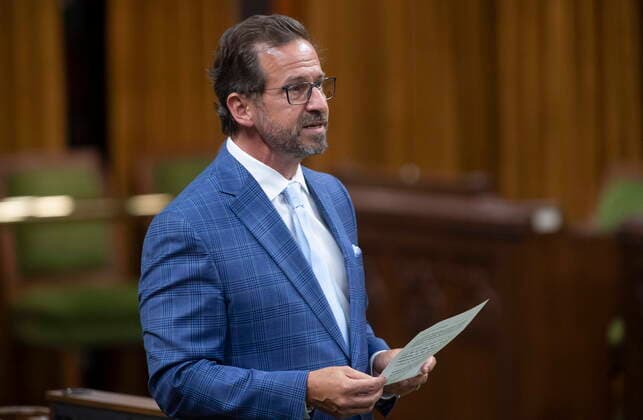 June 2, 2021, Ottawa, on, Canada: Bloc leader Yves-Francois Blanchet rises during Question Period in the House of Commons Wednesday June 2, 2021 in Ottawa. Ottawa Canada  - ZUMAc35_ 20210602_zaf_c35_031 Copyright: xAdrianxWyldx