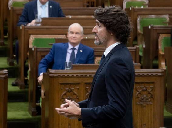 June 2, 2021, Ottawa, on, Canada: Prime Minister Justin Trudeau responds to a question during Question Period in the House of Commons Wednesday June 2, 2021 in Ottawa. Ottawa Canada  - ZUMAc35_ 20210602_zaf_c35_035 Copyright: xAdrianxWyldx