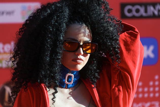 Muz-TV Music Awards in Moskau MOSCOW, RUSSIA â€“ JUNE 4, 2021: Singer Zivert at a ceremony to present the 2021 Muz-TV Music Awards, at the Megasport Arena. Sergei Karpukhin TASS  TS103835