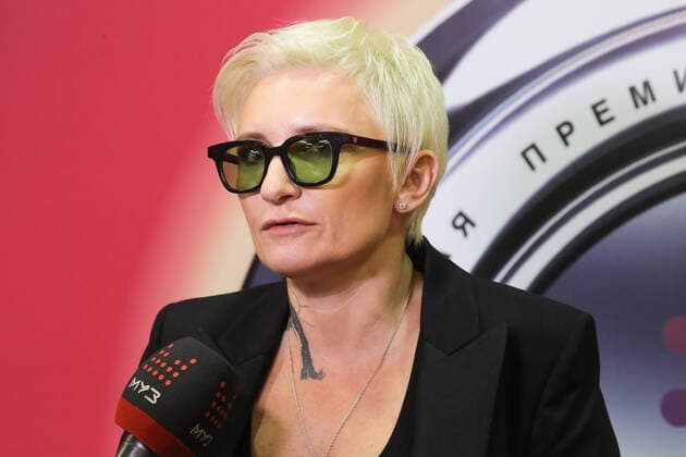 MOSCOW, RUSSIA â€“ JUNE 4, 2021: Singer Diana Arbenina at a ceremony to present the 2021 Muz-TV Music Awards, at the Megasport Arena. Sergei Karpukhin TASS  TS1038A2