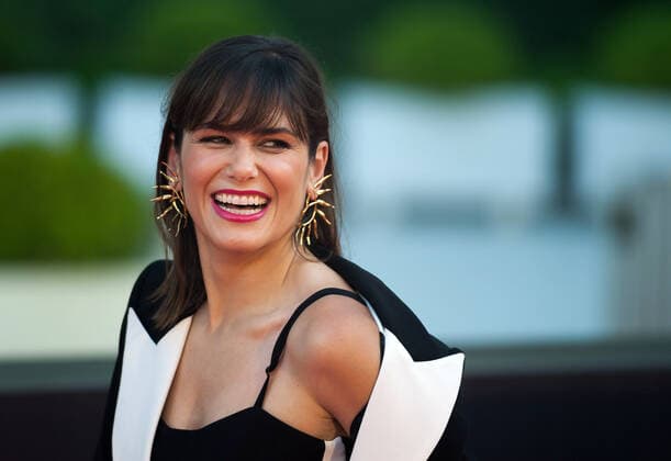June 6, 2021, Malaga, Spain: Spanish TV presenter, Elena Sanchez poses for photographers at the red carpet inside Miramar Hotel..The new edition of the 24th Malaga Spanish Film Festival, a great cinematographic event in Spain, presents film candidates to win the Biznaga de Oro prize, following all measures to prevent the spread of coronavirus and to guarantee a secure event. The festival will be held from 3rd to 13th June. Malaga Spain - ZUMAs197 20210606_zaa_s197_214 Copyright: xJesusxMeridax