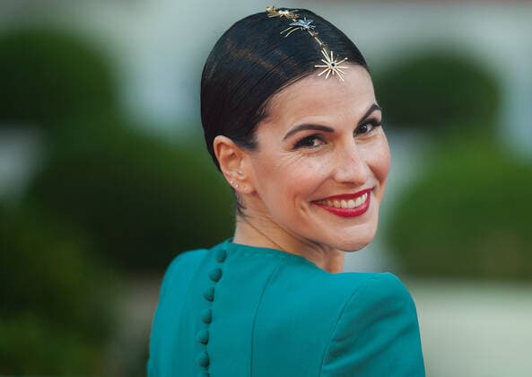 June 6, 2021, Malaga, Spain: Spanish actress, Noemi Ruiz poses for photographers at the red carpet inside Miramar Hotel..The new edition of the 24th Malaga Spanish Film Festival, a great cinematographic event in Spain, presents film candidates to win the Biznaga de Oro prize, following all measures to prevent the spread of coronavirus and to guarantee a secure event. The festival will be held from 3rd to 13th June. Malaga Spain - ZUMAs197 20210606_zaa_s197_238 Copyright: xJesusxMeridax