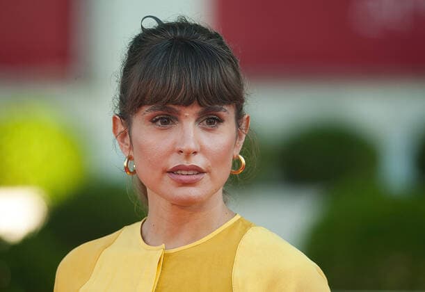 June 6, 2021, Malaga, Spain: Spanish actress, Veronica Echegui poses for photographers at the red carpet inside Miramar Hotel..The new edition of the 24th Malaga Spanish Film Festival, a great cinematographic event in Spain, presents film candidates to win the Biznaga de Oro prize, following all measures to prevent the spread of coronavirus and to guarantee a secure event. The festival will be held from 3rd to 13th June. Malaga Spain - ZUMAs197 20210606_zaa_s197_241 Copyright: xJesusxMeridax