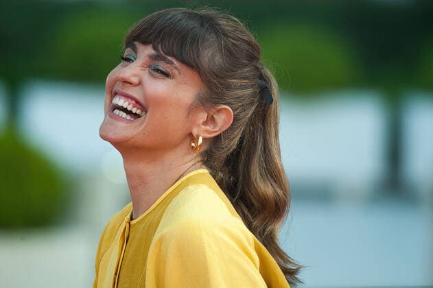June 6, 2021, Malaga, Spain: Spanish actress, Veronica Echegui poses for photographers at the red carpet inside Miramar Hotel..The new edition of the 24th Malaga Spanish Film Festival, a great cinematographic event in Spain, presents film candidates to win the Biznaga de Oro prize, following all measures to prevent the spread of coronavirus and to guarantee a secure event. The festival will be held from 3rd to 13th June. Malaga Spain - ZUMAs197 20210606_zaa_s197_245 Copyright: xJesusxMeridax