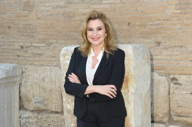 June 7, 2021, Rome, Italy: Serena Bortone attends the 15th edition of the Via Margutta Award at the Colosseum Archaeological Park in Rome. Rome Italy - ZUMAs197 20210607_zaa_s197_185 Copyright: xMarioxCartellix