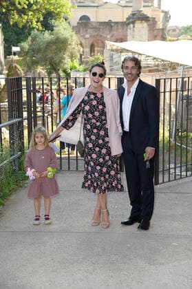 Entertainment Bilder des Tages June 7, 2021, Rome, Italy: Daniele Liotti with his wife Cristina D Alberto Rocaspana and daughter Beatrice attend the 15th edition of the Via Margutta Award at the Colosseum Archaeological Park in Rome. Rome Italy - ZUMAs197 20210607_zaa_s197_198 Copyright: xMarioxCartellix