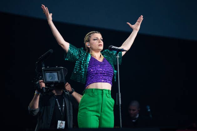 Italy: Emma Marrone live in Verona Emma Marrone live in Italy after covid-19 pandemic in Arena di Verona. Verona Italy Copyright: DenisxUlliana