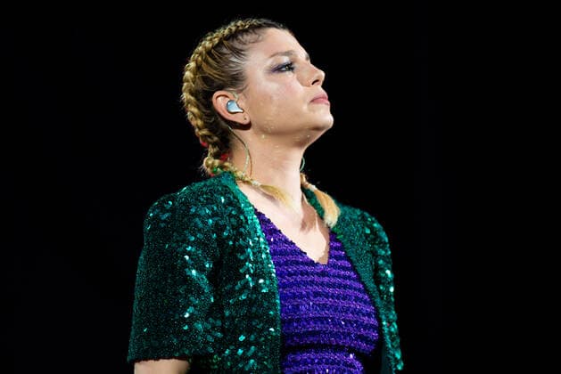 Italy: Emma Marrone live in Verona Emma Marrone live in Italy after covid-19 pandemic in Arena di Verona. Verona Italy Copyright: DenisxUlliana