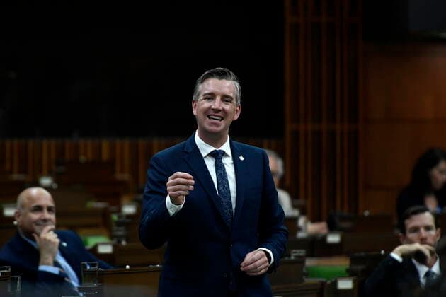 June 10, 2021, Ottawa, on, Canada: Conservative MP Michael Barrett rises during Question Period in the House of Commons on Parliament Hill in Ottawa on Thursday, June 10, 2021. Ottawa Canada  - ZUMAc35_ 20210610_zaf_c35_067 Copyright: xJustinxTangx