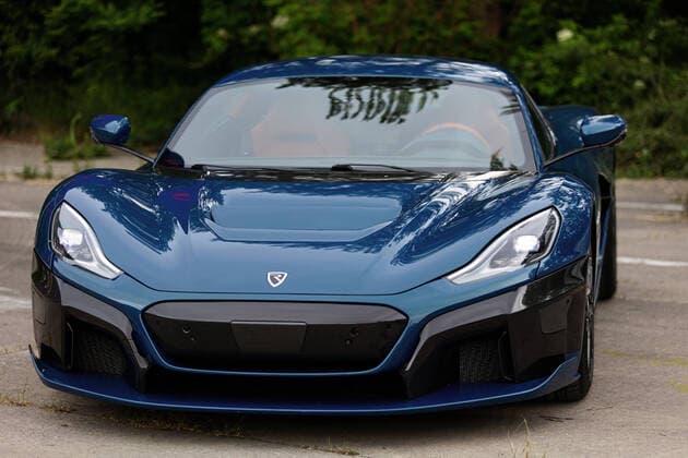 PXL_Luxury car Nevera Luxury car Nevera of Mate Rimac can be seen on Rally Pink Wing in Zeljava Air Base, in Croatia, on June 10, 2021.The beginning of the unique lifestyle project Pink Wing. This summer, it is again on the map of Croatian luxury tourism. The assembled luxury cars embarked on this year™s adventure. MarkoxDimic PIXSELL