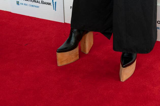 Tribeca Film Festival: The Legend of the Underground Premiere Shaun Ross wearing shoes by Cowboy Boot USA poses at The Legend of the Underground premiere at Tribeca Film Festival at Waterfront Plaza, Battery Park City New York New York United States Copyright: LevxRadin