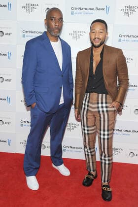 NEW YORK, NEW YORK - June 10 : Mike Jackson and John Legend attends the 2012 Tribeca Festival World Premiere of The Legend Of The Underground on June 10, 2019 at Brookfield Place in New York City. Photo Copyright: xGeorgexNapolitano MediaPunchx