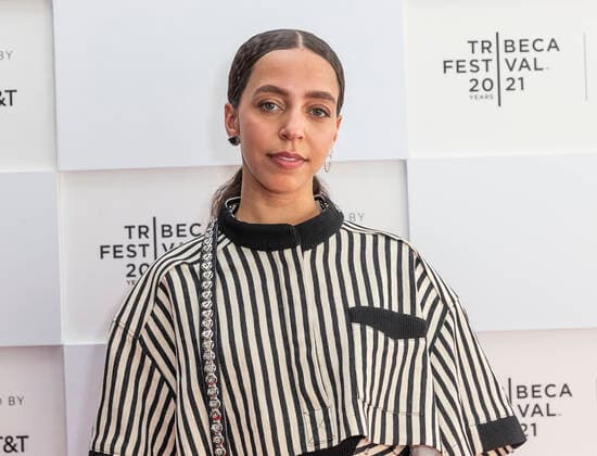 Tribeca Film Festival: Mark, Mary & Some Other People Premiere Actress Hayley Law wearing dress by Louis Vuitton poses during Mark, Mary & Some Other People premiere at Tribeca Film Festival at Waterfront Plaza, Battery Park City New York New York United States Copyright: LevxRadin