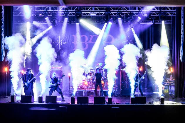 1349 live in Olso, Norway Oslo, Norway. 10th, June 2021. The Norwegian black metal band 1349 performs a live concert at Sentrum Scene in Oslo. Here vocalist Ravn is seen live on stage with the rest of the band. Oslo Norway Sentrum Scene  Copyright: xGonzalesxPhoto TerjexDokkenx
