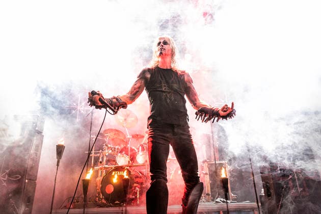 1349 live in Olso, Norway Oslo, Norway. 10th, June 2021. The Norwegian black metal band 1349 performs a live concert at Sentrum Scene in Oslo. Here vocalist Ravn is seen live on stage. Oslo Norway Sentrum Scene  Copyright: xGonzalesxPhoto TerjexDokkenx