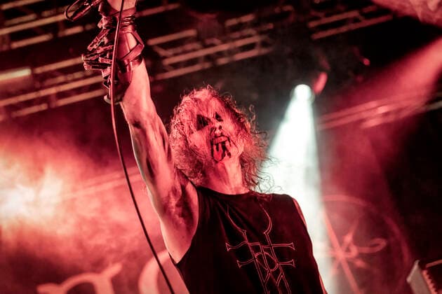 1349 live in Olso, Norway Oslo, Norway. 10th, June 2021. The Norwegian black metal band 1349 performs a live concert at Sentrum Scene in Oslo. Here vocalist Ravn is seen live on stage. Oslo Norway Sentrum Scene  Copyright: xGonzalesxPhoto TerjexDokkenx