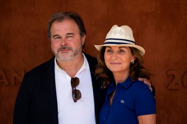 Pierre Herme et sa femme CELEBRITES : Internationaux de France Roland Garros 2021 - Paris - 11 06 2021 JBAutissier Panoramic 