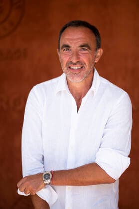 Nikos Aliagas CELEBRITES : Internationaux de France Roland Garros 2021 - Paris - 11 06 2021 JBAutissier Panoramic 