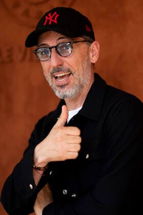 Gad Elmaleh CELEBRITES : Internationaux de France Roland Garros 2021 - Paris - 11 06 2021 JBAutissier Panoramic 