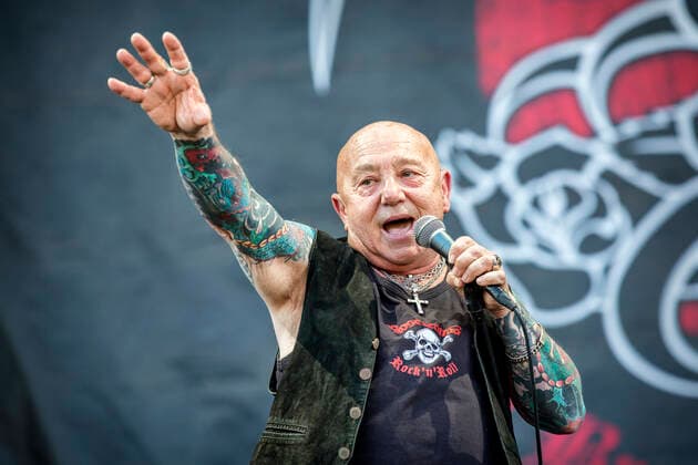 Rose Tattoo Sweden, Solvesborg - June 07, 2018. The Australian rock band Rose Tattoo performs a live concert during the Swedish music festival Sweden Rock Festival 2018. Here vocalist Angry Anderson is seen live on stage. S?lvesborg Blekinge Sweden Norje  Copyright: xGonzalesxPhoto TerjexDokkenx