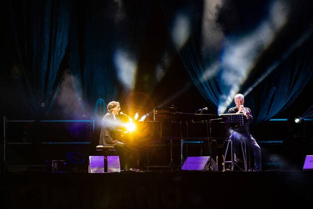 Paolo Jannacci Performs In Milan Paolo Jannacci performs live at Castello Sforzesco for the inauguration concert of Estate Sforzesca on June 11, 2021 in Milan, Italy. Milan Italy bremec-notitle210611_np4K7  Copyright: xAlessandroxBremecx