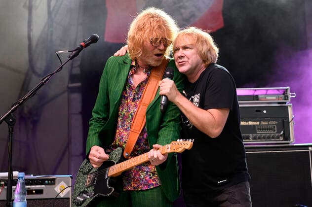 Christof Stein Schneider from Fury in the Slaughterhouse and Tobias Künzel Die Prinzen live as part of the concert series Back on Stage at the Gilde Parkbühne Hannover, 11 06 2021 Foto:xC.xNiehausx xFuturexImage