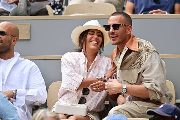 Amel Bent CELEBRITES : Internationaux de France Roland Garros 2021 - Finale Femmes - Paris - 12 06 2021 JBAutissier Panoramic 