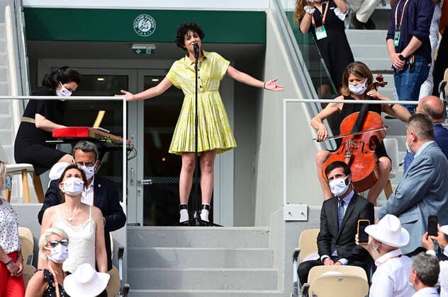 Performance de Barbara Pravi TENNIS : Internationaux de France Roland Garros 2021 - Finale Femmes - Paris - 12 06 2021 JBAutissier Panoramic 