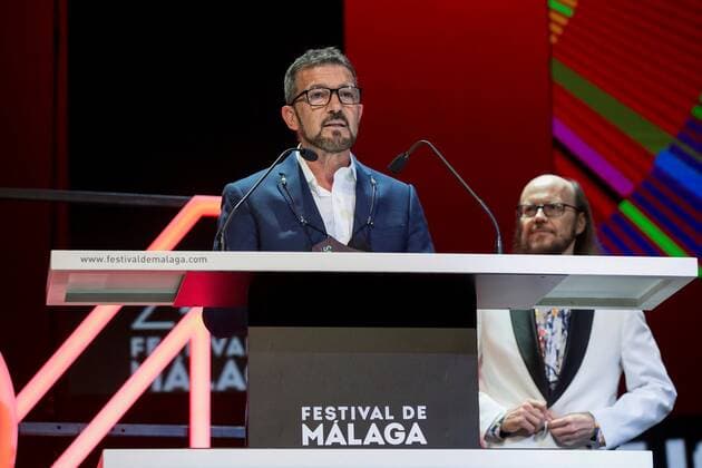 Entertainment Bilder des Tages Spanish actor Antonio Banderas during 24TH edition of Malaga Film Festival celebrated today, 11 June, at Theater Cervantes in Malaga, Spain. 24th EDITION OF MALAGA FILM FESTIVL !ACHTUNG: NUR REDAKTIONELLE NUTZUNG!  Copyright: xDanielxPérezx GRAF9020 20210613-637591422790014139