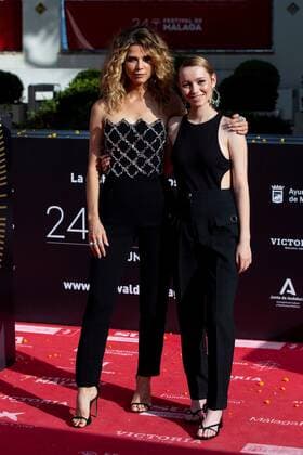Actresses colombian Juana Acosta (L) and spanish María Romanillos attends the 24TH edition of Malaga Film Festival celebrated today, 11 June, at Theater Cervantes in Malaga, Spain. 24th EDITION OF MALAGA FILM FESTIVL !ACHTUNG: NUR REDAKTIONELLE NUTZUNG!  Copyright: xDanielxPérezx GRAF9051 20210613-637591464116701989