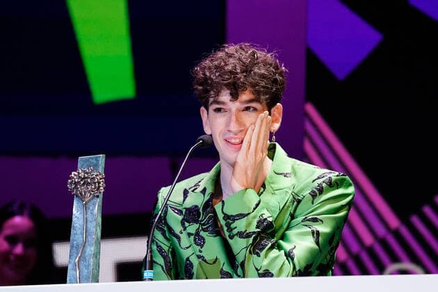June 12, 2021, Malaga, Spain: Jorge Motos seen during the Closing Gala of Festival de Malaga 2021 at Teatro Cervantes, Motos won Biznaga de Plata a la Mejor Interpretacion Masculina en la Seccion ZonaZine Award with Lucas film.. El Ventre del Mar , a film directed by Agusti Villaronga, have been the most awarded film during Festival de Malaga 2021. Malaga Spain - ZUMAs197 20210612_zaa_s197_595 Copyright: xFrancisxGonzalezx