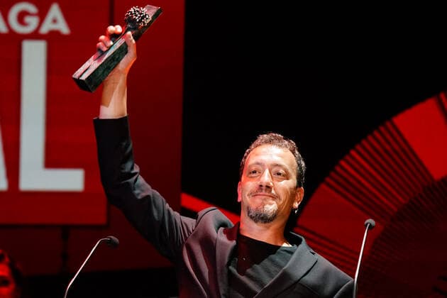 June 12, 2021, Malaga, Spain: Roger Casamajor seen during the Closing Gala of Festival de Malaga 2021 at Teatro Cervantes, Casamajor won Biznaga de Plata Starview Style a la Mejor Interpretacion Masculina Award.. El Ventre del Mar , a film directed by Agusti Villaronga, have been the most awarded film during Festival de Malaga 2021. Malaga Spain - ZUMAs197 20210612_zaa_s197_606 Copyright: xFrancisxGonzalezx