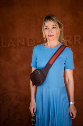 Anne Marivin CELEBRITES : Internationaux de France Roland Garros 2021 - Finale Hommes - Paris - 13 06 2021 JBAutissier Panoramic 