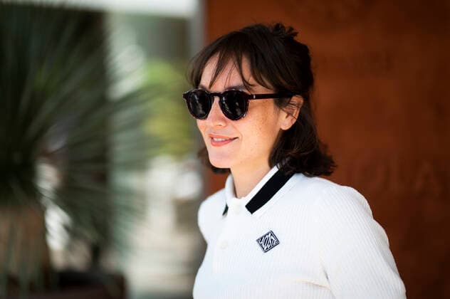 Anais Demoustier CELEBRITES : Internationaux de France Roland Garros 2021 - Finale Hommes - Paris - 13 06 2021 JBAutissier Panoramic 