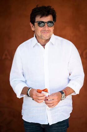 Patrick Bruel CELEBRITES : Internationaux de France Roland Garros 2021 - Finale Hommes - Paris - 13 06 2021 JBAutissier Panoramic 