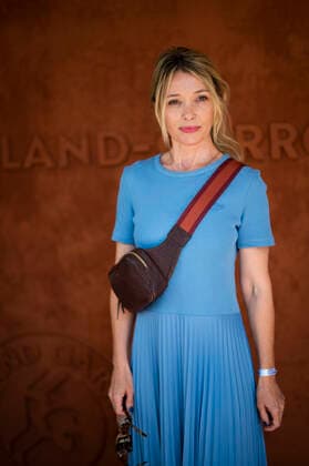 Anne Marivin CELEBRITES : Internationaux de France Roland Garros 2021 - Finale Hommes - Paris - 13 06 2021 JBAutissier Panoramic 