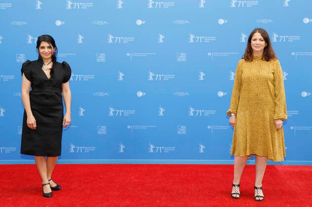 Cecilia Barrionuevo and Florence Almozini arriving for the award ceremony of the Berlinale Summer Special 2021 71 Berlin International Film Festival at the open-air cinema Museumsinsel Berlin, 13 06 2021 Foto:xD.xBedrosianx xFuturexImage