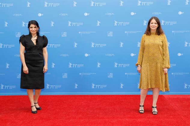 Cecilia Barrionuevo and Florence Almozini arriving for the award ceremony of the Berlinale Summer Special 2021 71 Berlin International Film Festival at the open-air cinema Museumsinsel Berlin, 13 06 2021 Foto:xD.xBedrosianx xFuturexImage