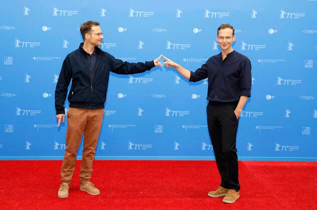 Silvan Zürcher and Ramon Zürcher arriving for the award ceremony of the Berlinale Summer Special 2021 71 Berlin International Film Festival at the open-air cinema Museumsinsel Berlin, 13 06 2021 Foto:xD.xBedrosianx xFuturexImage