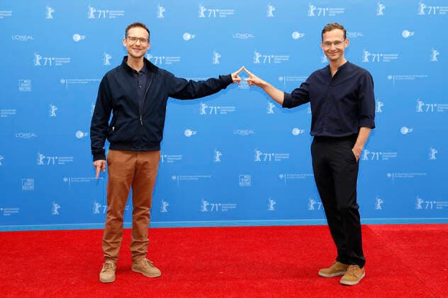 Silvan Zürcher and Ramon Zürcher arriving for the award ceremony of the Berlinale Summer Special 2021 71 Berlin International Film Festival at the open-air cinema Museumsinsel Berlin, 13 06 2021 Foto:xD.xBedrosianx xFuturexImage