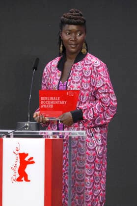 Alice Diop with the award for best documentary Nous at the award ceremony of the Berlinale Summer Special 2021 71 Berlin International Film Festival at the open-air cinema Museumsinsel Berlin, 13 06 2021. Foto:xD.xBedrosianx xFuturexImage