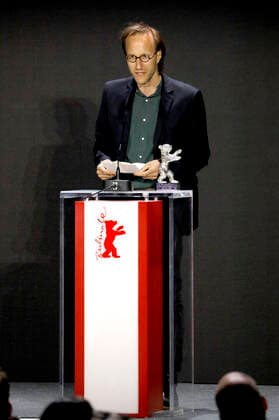 Denes Nagy with the Silver Bear for Best Director at TermÃ szetes fÃ ny at the Berlinale Summer Special 2021 71 Berlin International Film Festival at the open-air cinema Museumsinsel Berlin, 13 06 2021 Foto:xD.xBedrosianx xFuturexImage