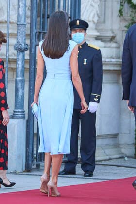 14-06-2021 Telmo King Felipe, with Queen Letizia, attends delivery of the 1st Medal of Honour of Andalucia to the Spanish King, awarded by the Andalusian government, for consolidating the bonds of affection and respect that unite Andalusians with the Crown at San Telmo Palace in Sevilla. No Spain Â  Copyright: xPPEx
