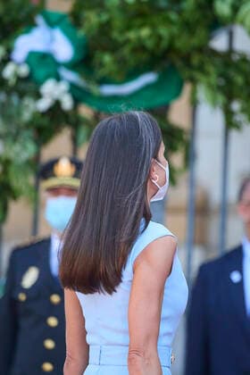 14-06-2021 Telmo King Felipe, with Queen Letizia, attends delivery of the 1st Medal of Honour of Andalucia to the Spanish King, awarded by the Andalusian government, for consolidating the bonds of affection and respect that unite Andalusians with the Crown at San Telmo Palace in Sevilla. No Spain Â  Copyright: xPPEx