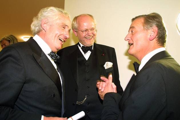 Juedisches Museum 09.09.2001 Prof. Dr. Peter Raue + Prof. Dr. Franz Xaver Ohnesorg + Manager Jens Odewald, feierliche Gala zur Eroeffnung Juedisches Museum, Lindenstrasse 9-14, Berlin - 09.09.2001 - *** Jewish Museum 09 09 2001 Prof Dr Peter Raue Prof Dr Franz Xaver Ohnesorg Manager Jens Odewald, gala opening ceremony Jewish Museum, Lindenstrasse 9 14, Berlin 09 09 2001 XXX