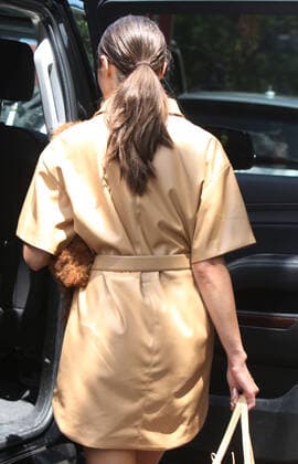 NEW YORK, NY- June 15: Olivia Palermo seen with her new dog leaving the Bowery Hotel in New York City on June 15, 2021. Copyright: xRW MediaPunchx